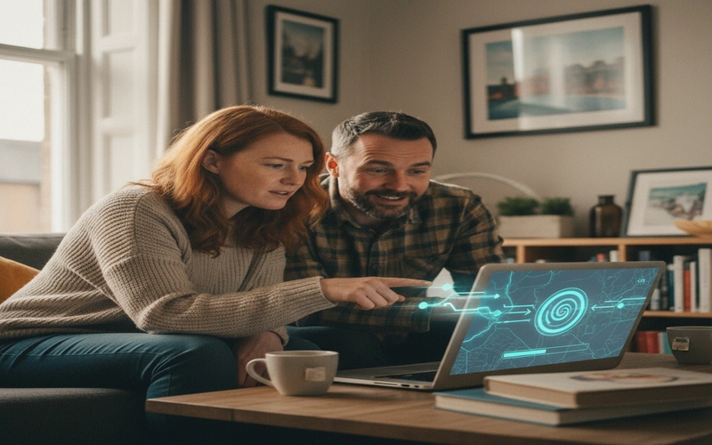 Online boiler finance application showing instant decision process for Glasgow homeowners